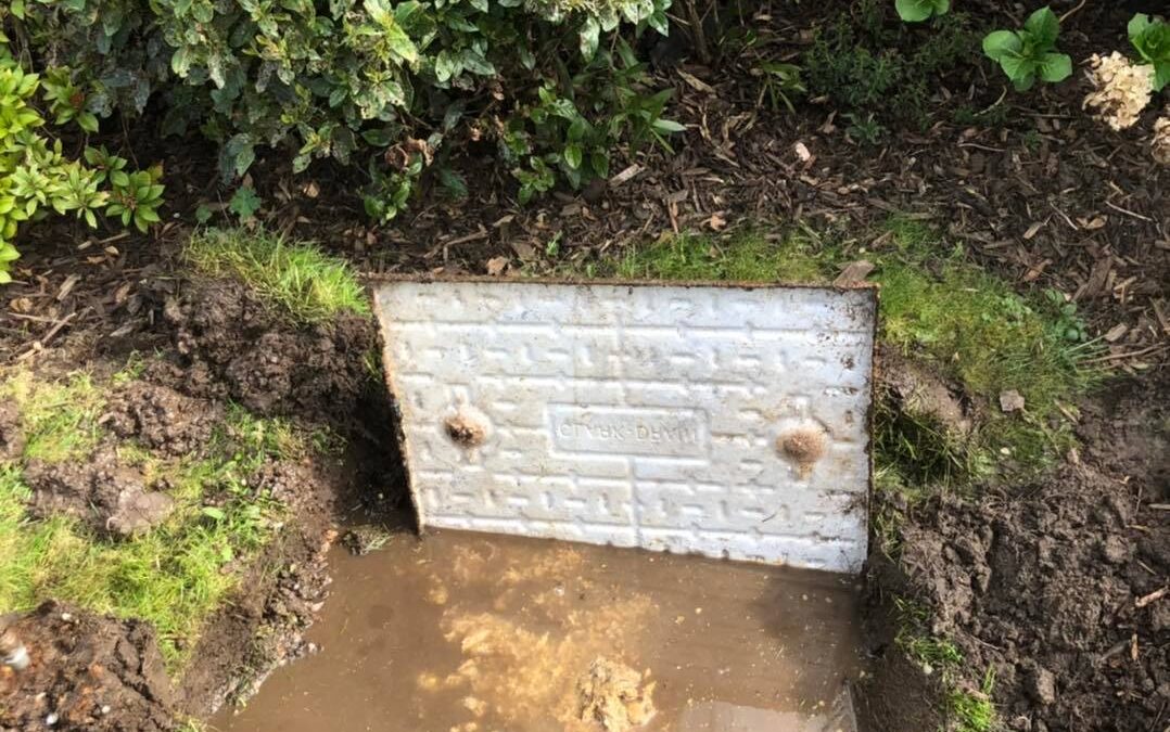 Blocked Septic tank